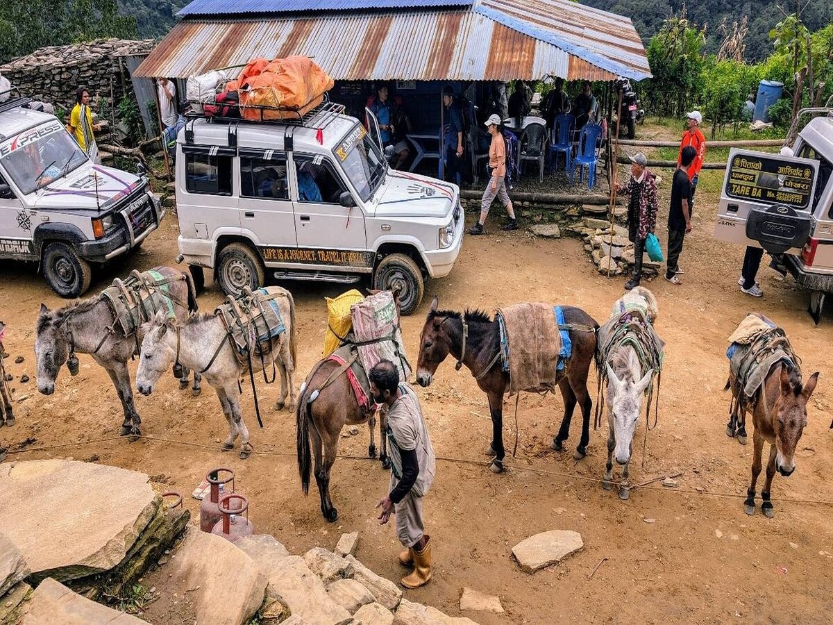 Annapurna Circuit on the way to jagat
