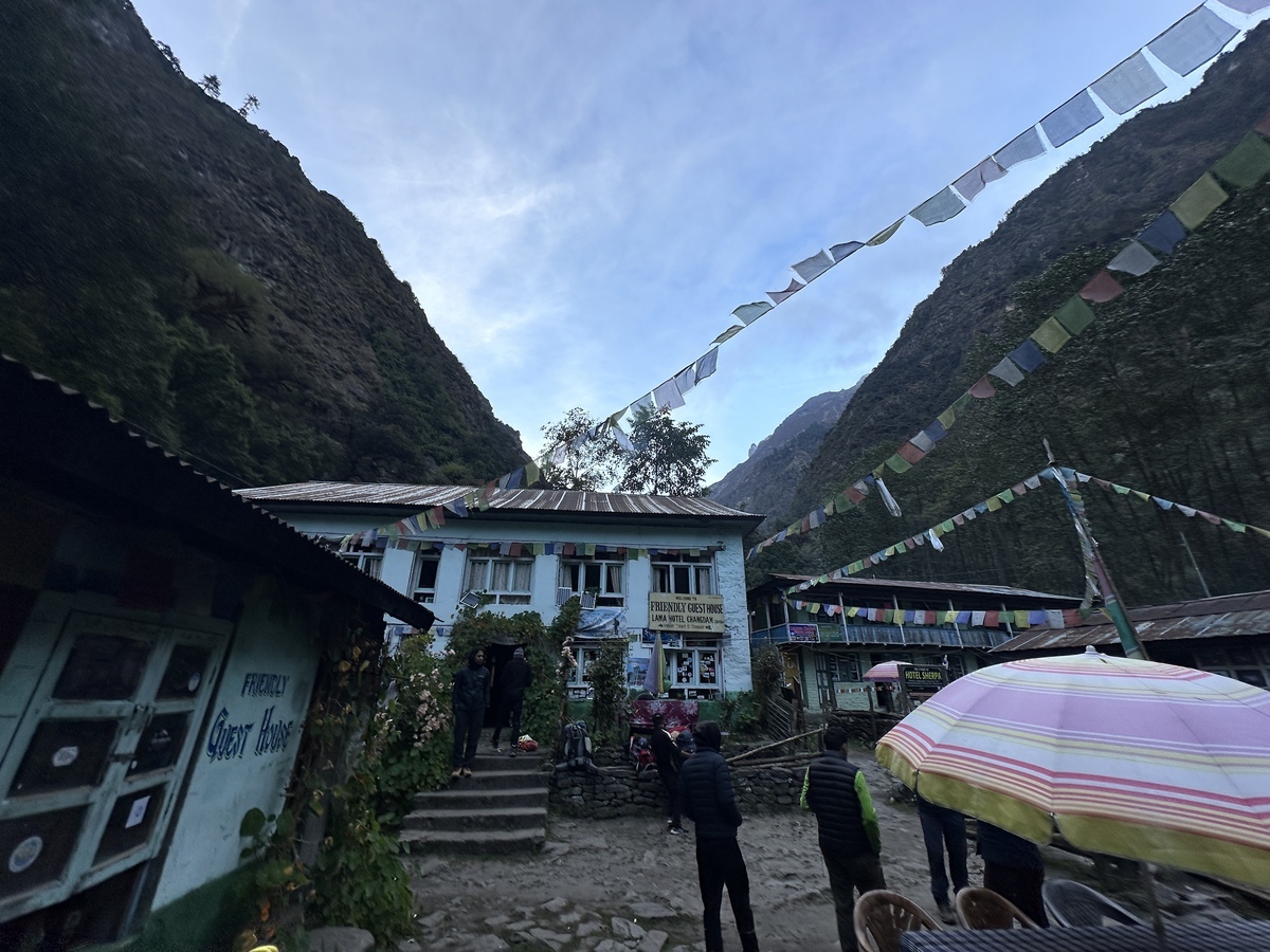 Langtang valley trek Lama Hotel (Rimche)