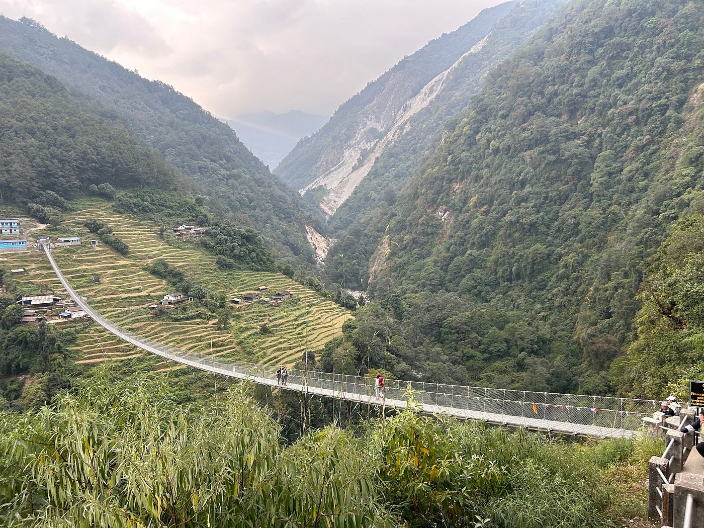 Suspension Bridge in Annapurna Base Camp Trek